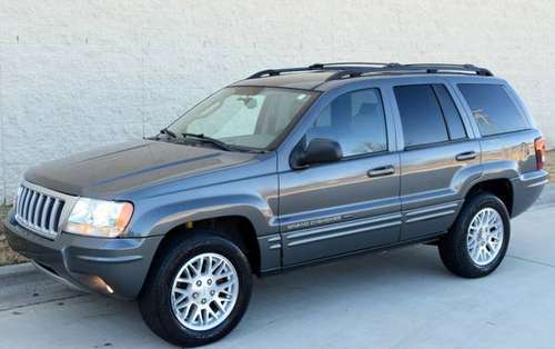 Steel Gray 2004 Jeep Grand Cherokee Limited - V8 4x4 - Loaded - cars for sale in Raleigh, NC