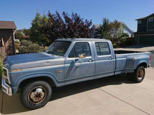 1985 ford f350 quadcab diesel manual *new tires, batteries* for sale in Copperopolis, CA