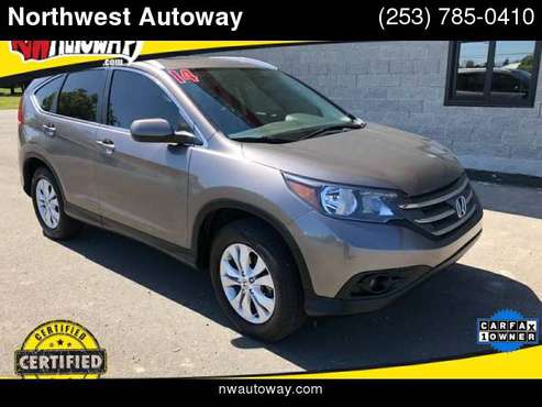 2014 HONDA CR-V EX L W/DVD AWD 4DR SUV FINANCING-TRADE-BAD CREDIT for sale in PUYALLUP, WA