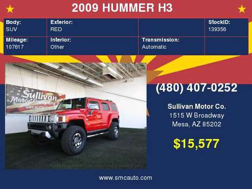 2009 HUMMER H3 4WD 4dr SUV for sale in Mesa, AZ