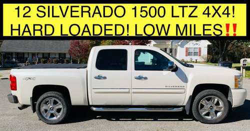 2012 CHEVROLET SILVERADO 1500 4WD LTZ! CLEAN! LOW MILES! LIKE NEW!!!... for sale in South Pittsburg, TN