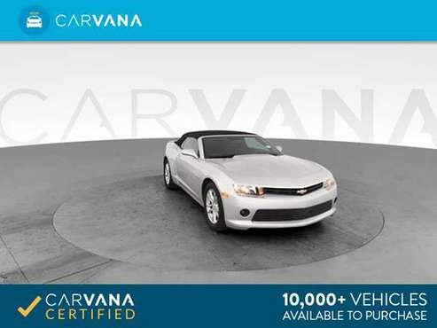 2015 Chevy Chevrolet Camaro LT Convertible 2D Convertible SILVER - for sale in Bakersfield, CA