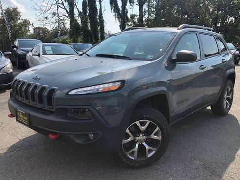 2014 Jeep Cherokee Trailhawk 4WD Buy Here Pay Her, for sale in Little Ferry, NJ