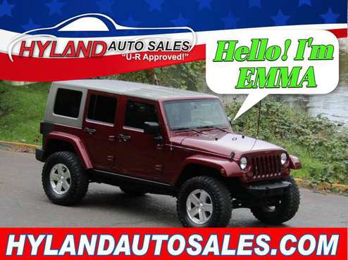 2008 JEEP WRANGLER SAHARA*WITH 3INCH LIFT VERY CLEAN@HYLAND AUTO 👍 for sale in Springfield, OR