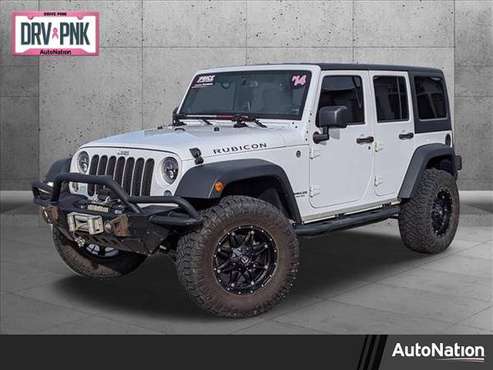 2014 Jeep Wrangler Unlimited Rubicon 4x4 4WD Four Wheel SKU: EL241029 for sale in Englewood, CO