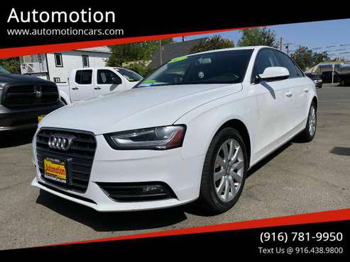 2013 Audi A4 2 0T Premium 4dr Sedan Free Carfax on Every Car for sale in Roseville, CA