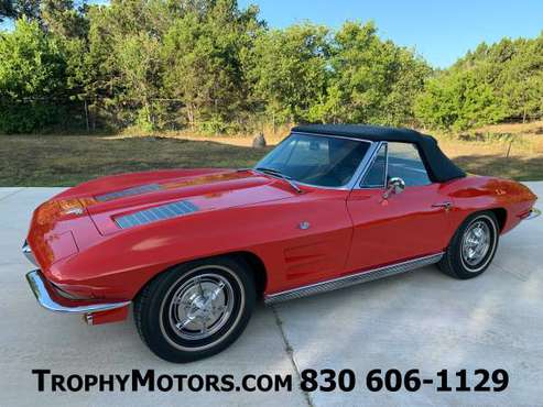 1963 Chevrolet Corvette Convertible stk#9728 - cars & trucks - by... for sale in New Braunfels, TX