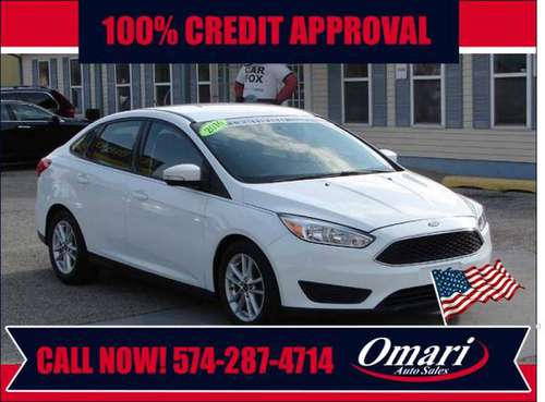 2016 Ford Focus SE . Low Financing rates! As low as $600 down. for sale in South Bend, IN