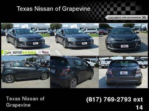2018 Chevrolet Chevy Sonic LT - - by dealer - vehicle for sale in GRAPEVINE, TX