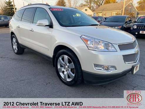 2012 CHEVY TRAVERSE LTZ AWD! HEATED/COOLED LEATHER! REMOTE START!... for sale in N SYRACUSE, NY