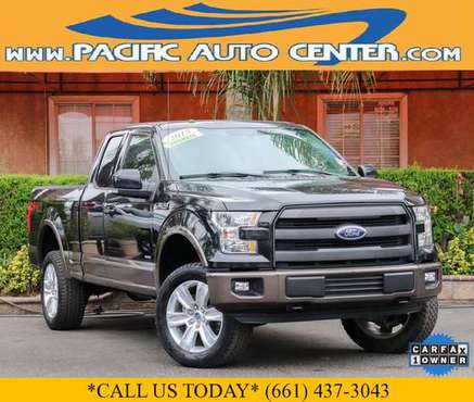 2015 Ford F-150 F150 Lariat 4x4 Lifted Ecoboost Truck (25769) for sale in Fontana, CA