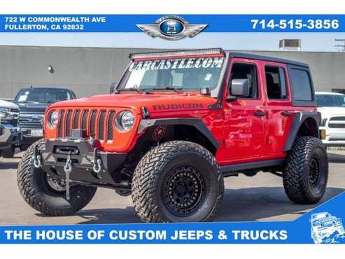 2021 Jeep Wrangler Unlimited Rubicon suv Firecracker Red Clearcoat for sale in Fullerton, CA