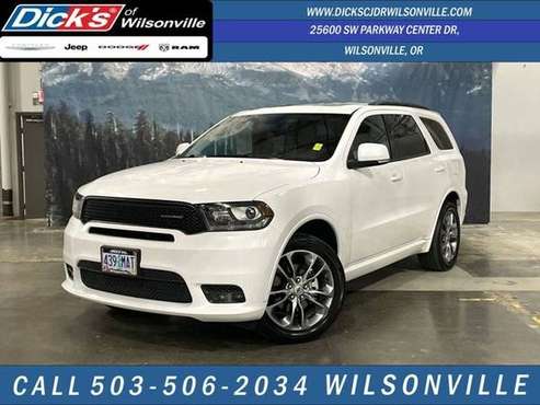 2020 Dodge Durango AWD All Wheel Drive Certified GT Plus SUV - cars for sale in Wilsonville, OR