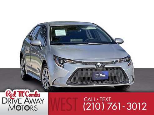 2020 Toyota Corolla LE - - by dealer - vehicle for sale in San Antonio, TX