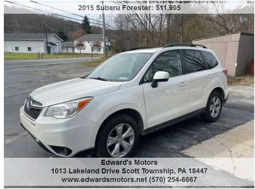 2015 Subaru Forester 4x4 1 Yr/15, 000 Warranty Included - cars & for sale in Peckville, PA