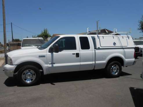 2006 Ford F-250 EXTRA CAB WITH WORKMENS CAMPER! for sale in Oakdale, CA