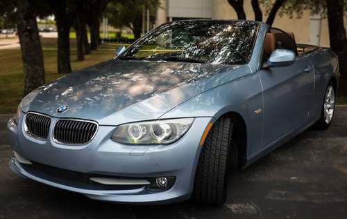 2013 BMW 335i Convertible, Blue & Tan, Twin Turbo - cars & trucks -... for sale in Richardson, TX