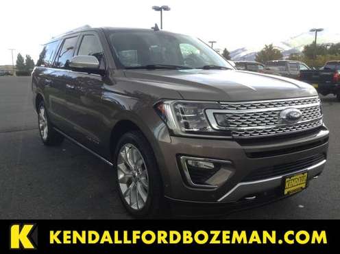 2018 Ford Expedition Max Stone Gray Metallic ON SPECIAL - Great for sale in Bozeman, MT