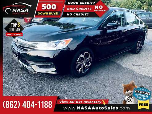 2016 Honda Accord LXSedan CVT - cars & trucks - by dealer - vehicle... for sale in Passaic, NJ