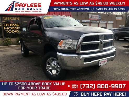 2015 Ram 2500 Tradesman FOR ONLY 540/mo! - - by for sale in south amboy, NJ