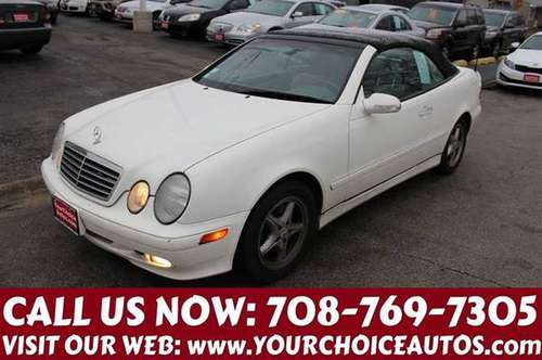 2002 *MERCEDES-BENZ* *CLK 320 69K LEATHER ALLOY GOOD TIRES 110522 for sale in posen, IL