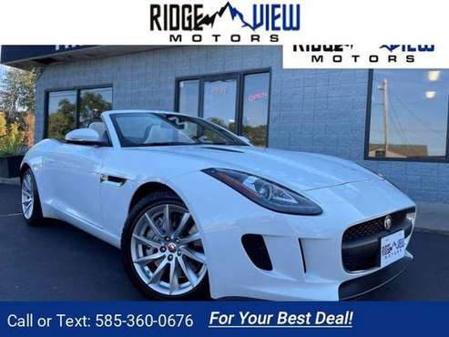 2015 Jag Jaguar FTYPE V6 Supercharged Convertible Polaris White for sale in Spencerport, NY