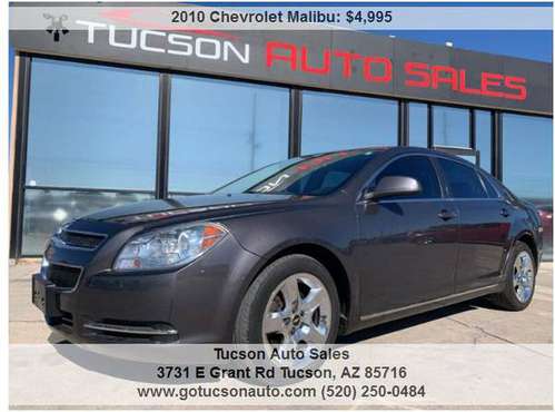 2010 CHEVROLET MALIBU LT ........ SUPER VALUE!! WE FINANCE!! - cars... for sale in Tucson, AZ