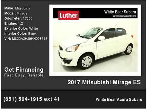 2017 Mitsubishi Mirage ES for sale in White Bear Lake, MN