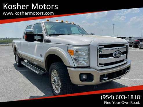 2011 Ford F-250 F250 F 250 Super Duty King Ranch 4x4 4dr Crew Cab for sale in Hollywood, FL