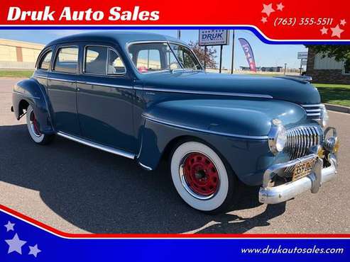 1941 Desoto Custom **CHECK OUT VIDEO**REBUILT MOTOR** Classic Look! for sale in Ramsey , MN