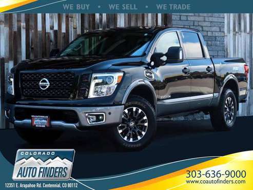 2017 Nissan Titan 4WD King Cab SWB PRO-4X - Call or TEXT! Financing... for sale in Centennial, CO