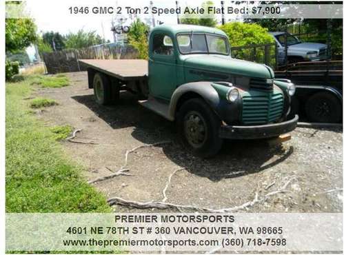 1946 GMC 2 ton Dually Flatbed Restoration Project for sale in Vancouver, OR