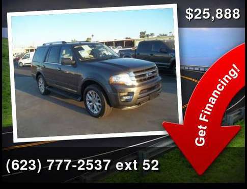 2015 Ford Expedition Limited 4WD Gray for sale in Glendale, AZ