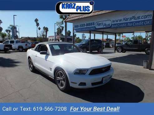 2012 Ford Mustang Convertible 2D coupe White for sale in Escondido, CA