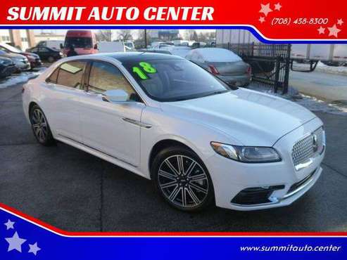 2018 Lincoln Continental Reserve 15,159 Miles - cars & trucks - by... for sale in Summit Argo, IL