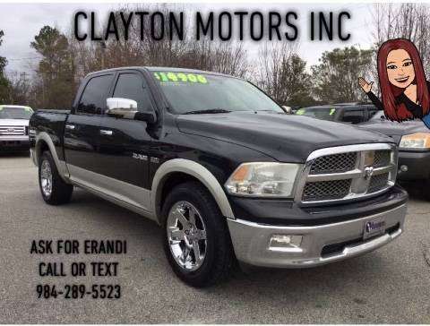 2009 DODGE RAM 1500 CLAYTON MOTORS INC - BUY HERE PAY HERE - cars for sale in Clayton, NC