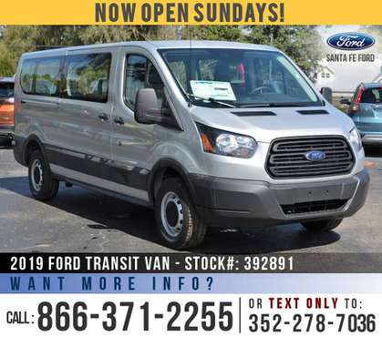 2019 FORD TRANSIT CARGO VAN *** Cruise, Camera, $5,000 off MSRP! ***... for sale in Alachua, FL