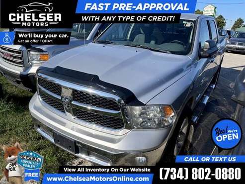 299/mo - 2014 Ram 1500 SLT4WD SLT 4 WD SLT-4-WD Crew Cab - Easy for sale in Chelsea, MI