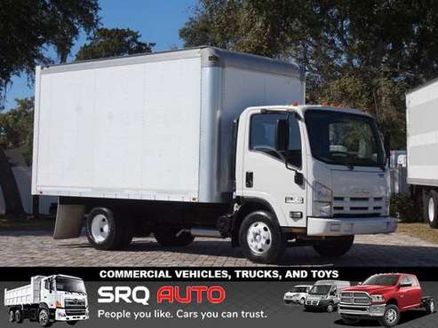 2013 Isuzu NPR 14 Box Truck White - - by dealer for sale in Bradenton, FL
