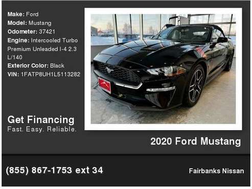 2020 Ford Mustang - - by dealer - vehicle automotive for sale in Fairbanks, AK