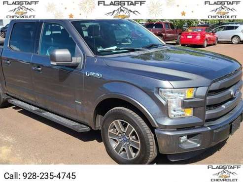 2015 Ford F150 Lariat pickup Gray - - by dealer for sale in Flagstaff, AZ