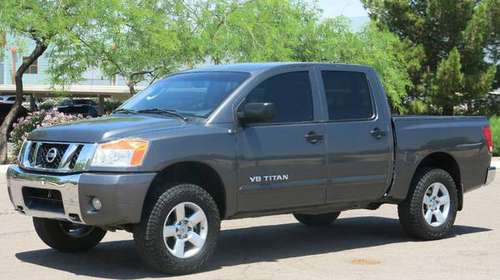 2011 *Nissan* *Titan* *SV CREW CAB 4X4 V-8 * Smoke for sale in Phoenix, AZ