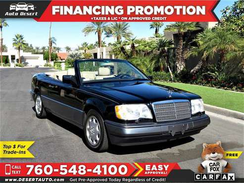 1995 Mercedes-Benz *E* *Class* 82,229 - cars & trucks - by dealer -... for sale in Palm Desert , CA