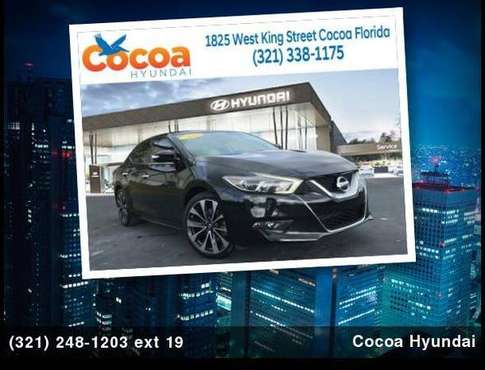 2016 Nissan Maxima SR - - by dealer - vehicle for sale in Cocoa, FL