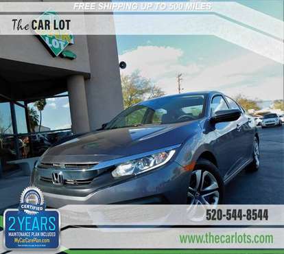 2017 Honda Civic LX 1-OWNER CLEAN & CLEAR CARFAX BRAND NEW TIRES for sale in Tucson, AZ