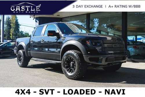 2014 Ford F-150 4x4 4WD F150 SVT Raptor Truck - - by for sale in Lynnwood, MT