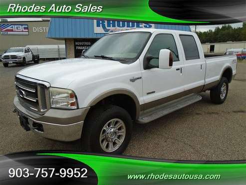 2006 FORD F350 LARIAT 4X4 CREW CAB DIESEL for sale in Longview, TX