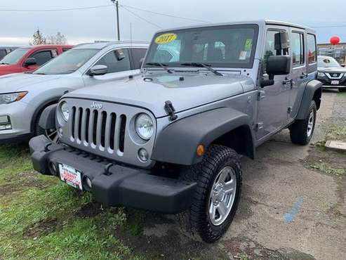 2017 Jeep Wrangler Unlimited 4WD Sport 4x4 SUV - cars & trucks - by... for sale in Corvallis, OR