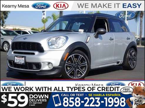 2014 MINI Cooper S Countryman Base - cars & trucks - by dealer -... for sale in San Diego, CA