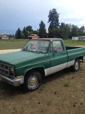 1981 GMC 2 wheel drive short box for sale in victor, MT